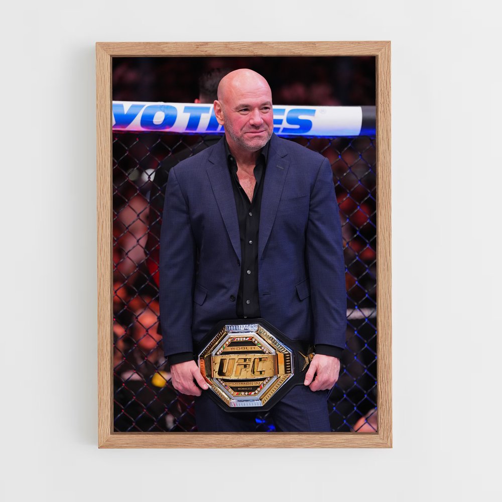 Poster Dana white – affiche MMA (vue 4)